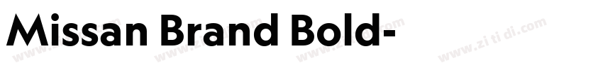 Missan Brand Bold字体转换